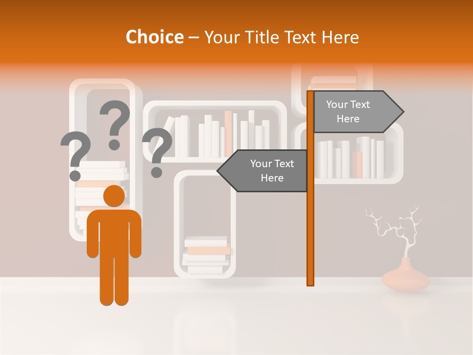 Pot Elegance Orange PowerPoint Template