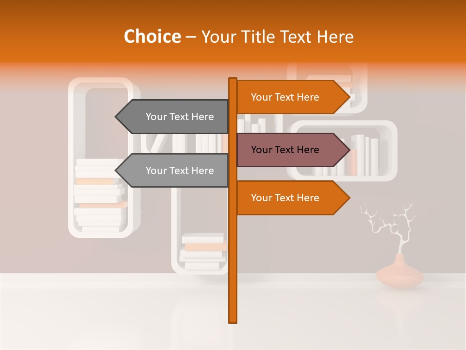 Pot Elegance Orange PowerPoint Template