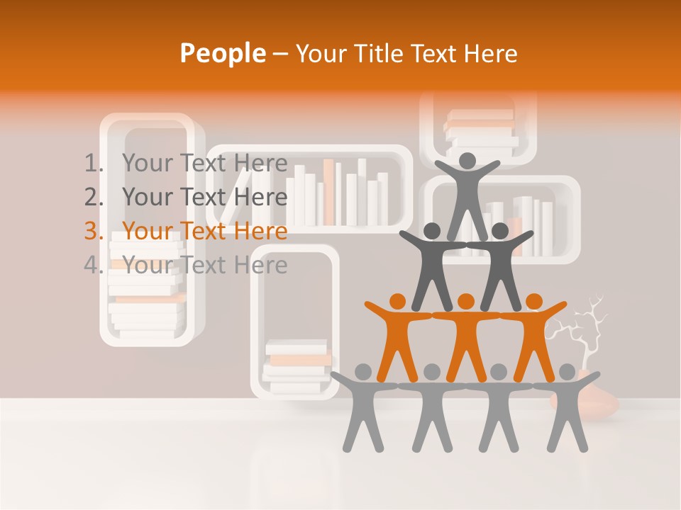 Pot Elegance Orange PowerPoint Template