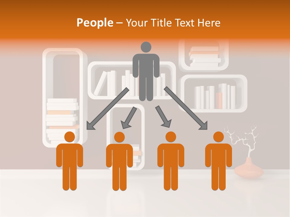 Pot Elegance Orange PowerPoint Template