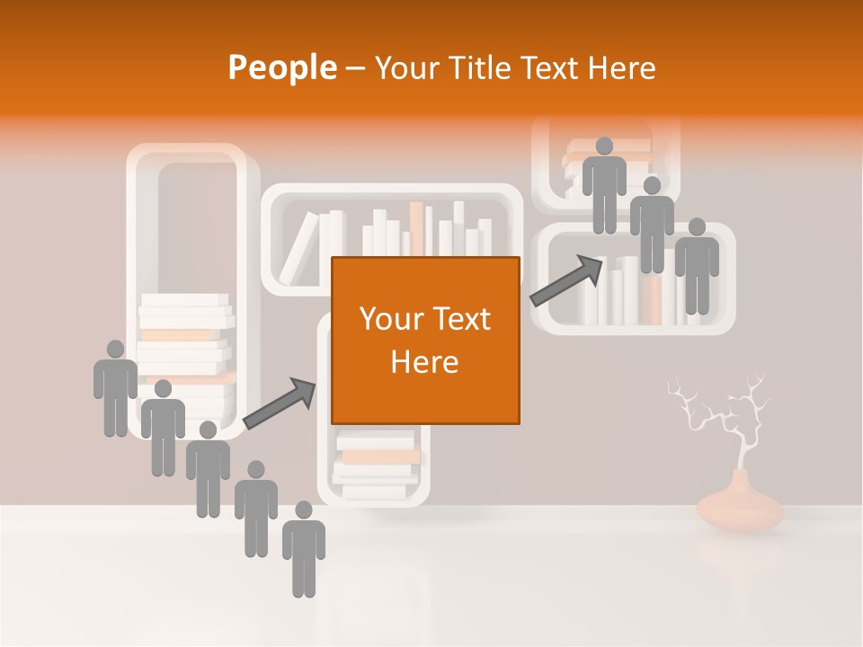 Pot Elegance Orange PowerPoint Template