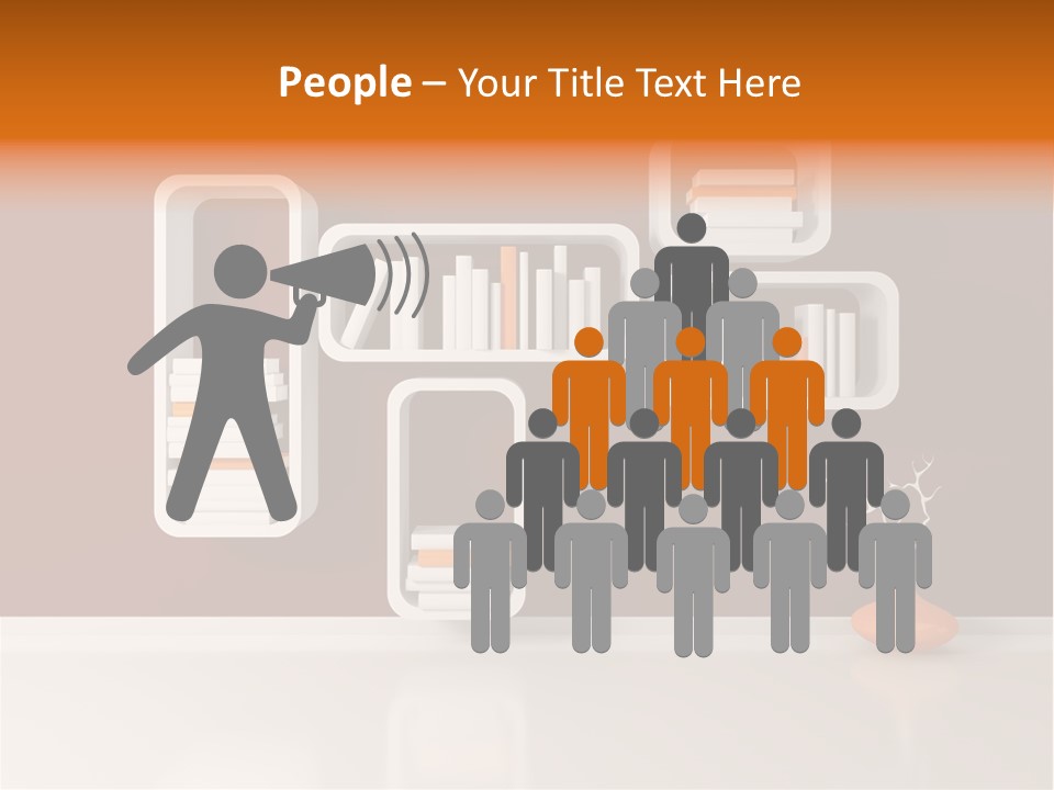 Pot Elegance Orange PowerPoint Template