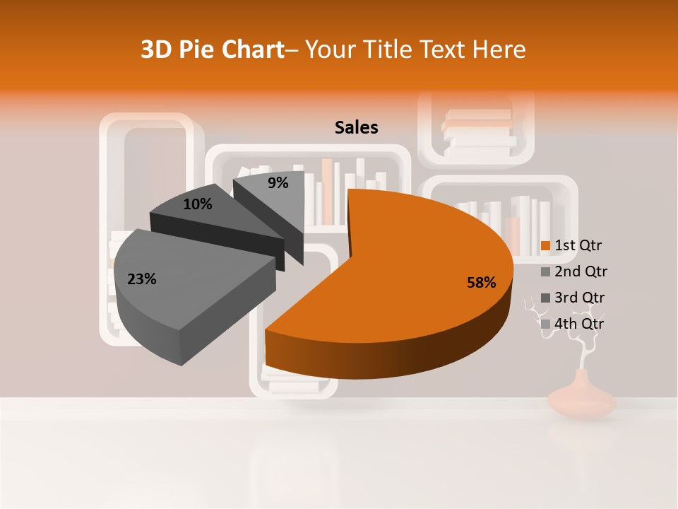 Pot Elegance Orange PowerPoint Template