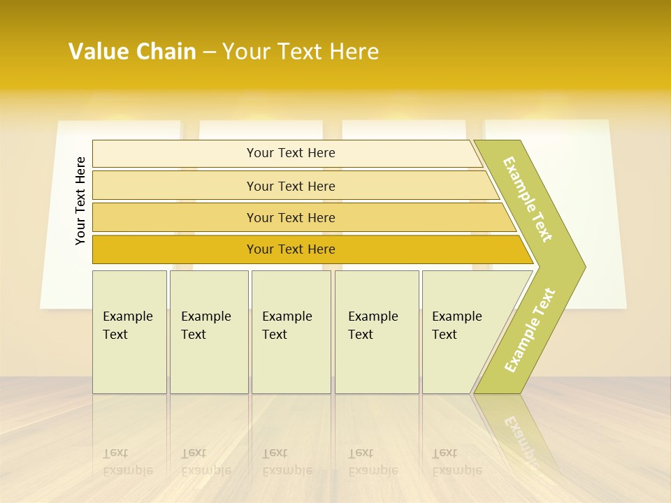 Illustration Blank Banner PowerPoint Template