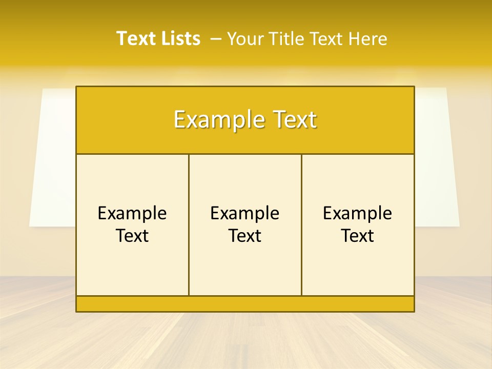 Illustration Blank Banner PowerPoint Template