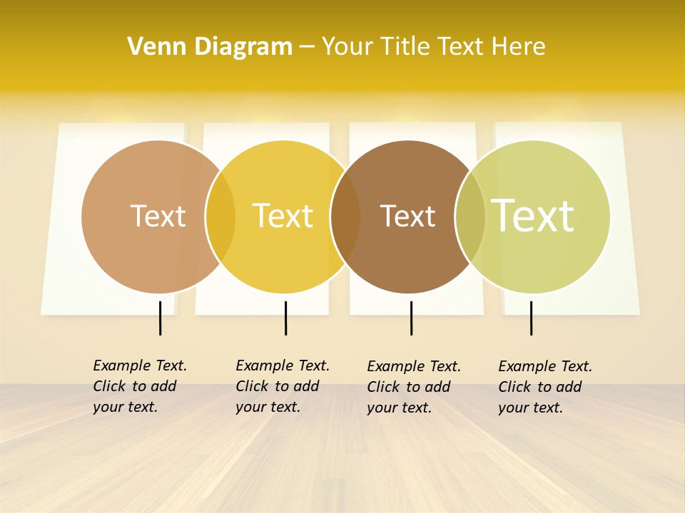 Illustration Blank Banner PowerPoint Template