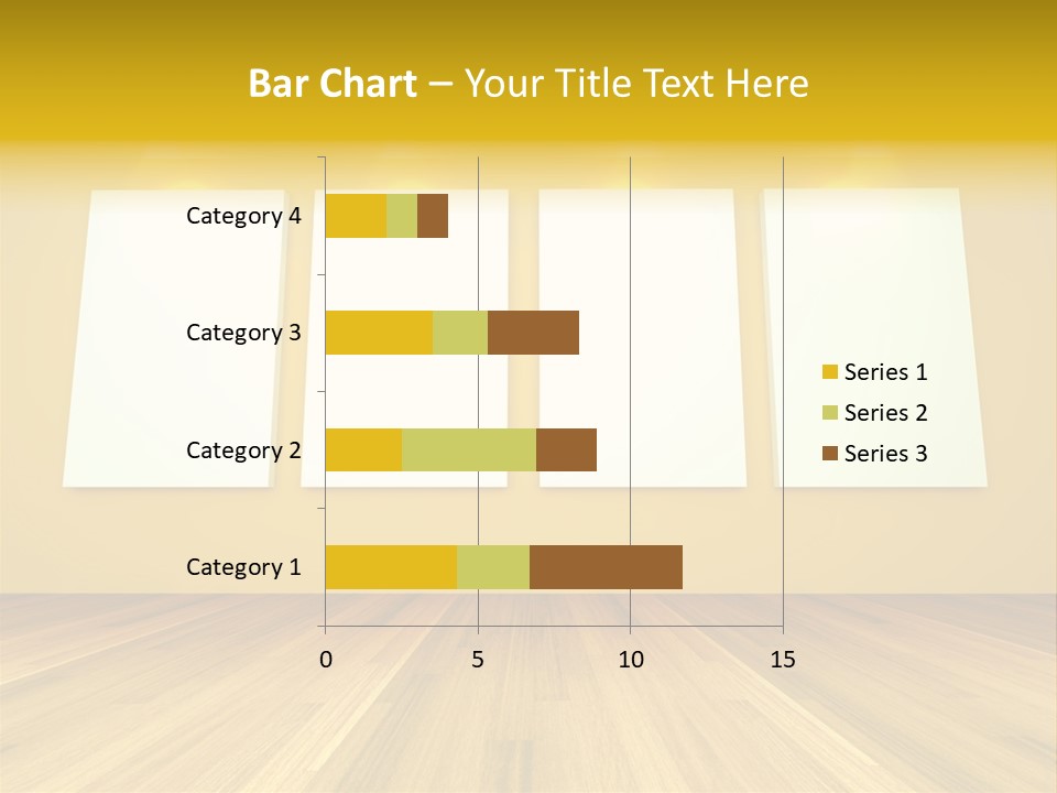 Illustration Blank Banner PowerPoint Template