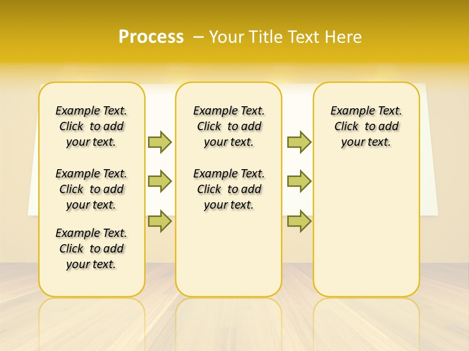 Illustration Blank Banner PowerPoint Template