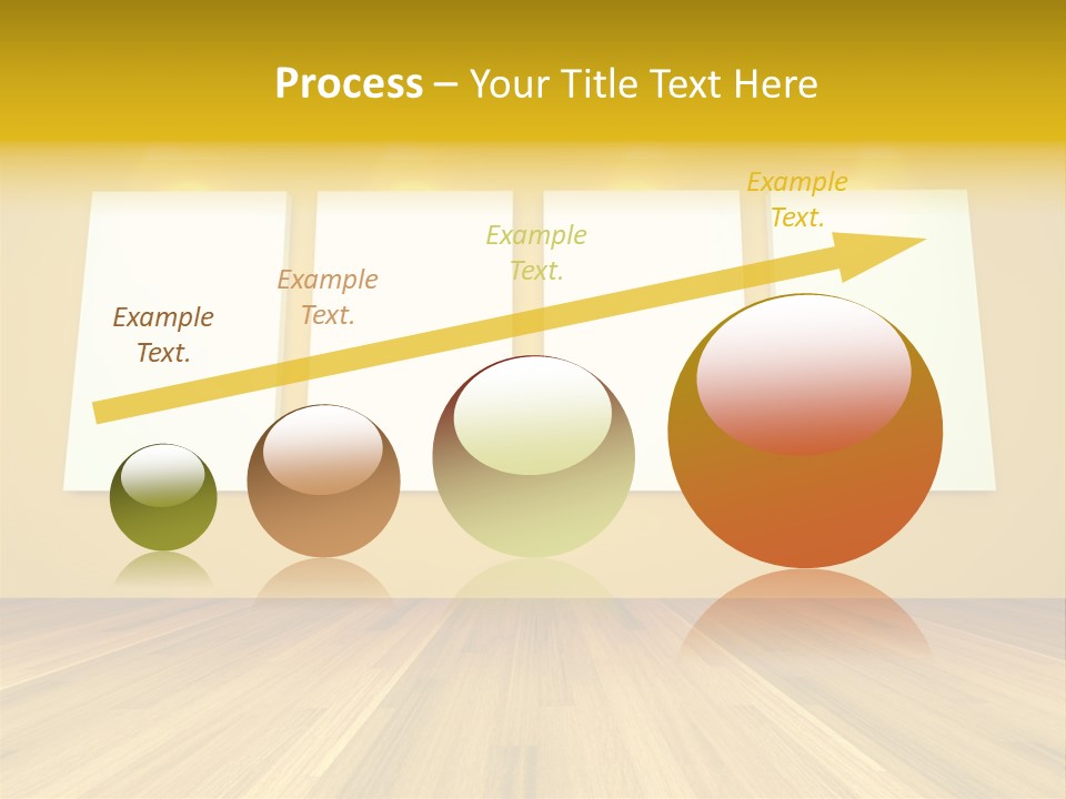 Illustration Blank Banner PowerPoint Template