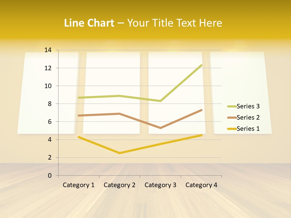 Illustration Blank Banner PowerPoint Template