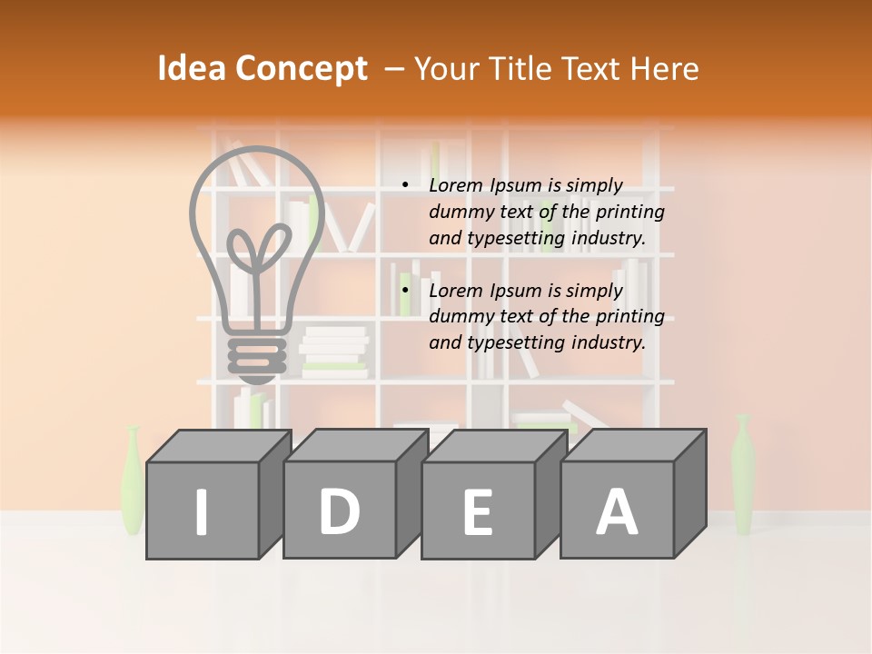 Realistic Place Indoor PowerPoint Template