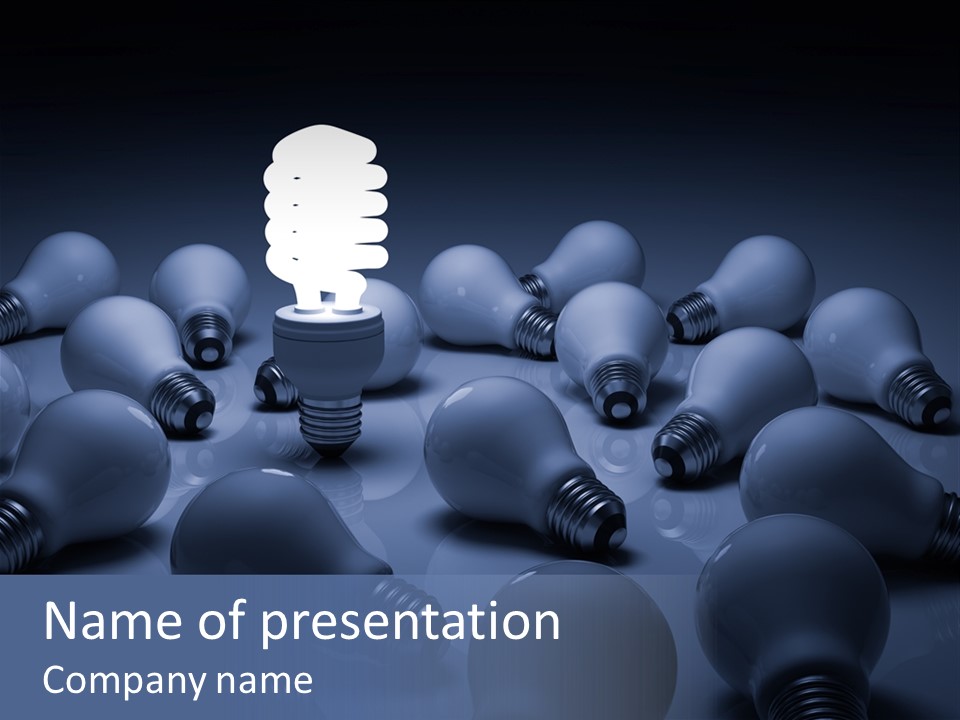 Invention Lit Leader PowerPoint Template