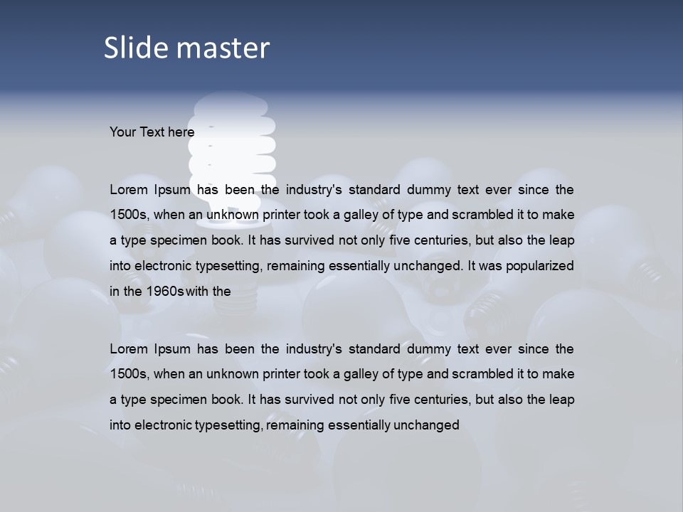 Invention Lit Leader PowerPoint Template