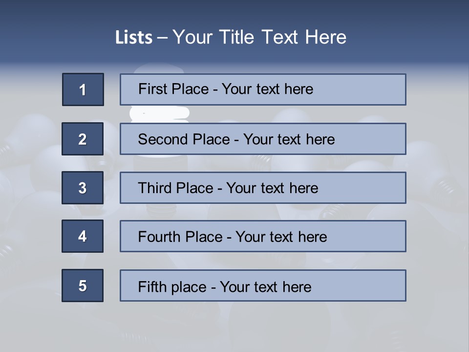 Invention Lit Leader PowerPoint Template