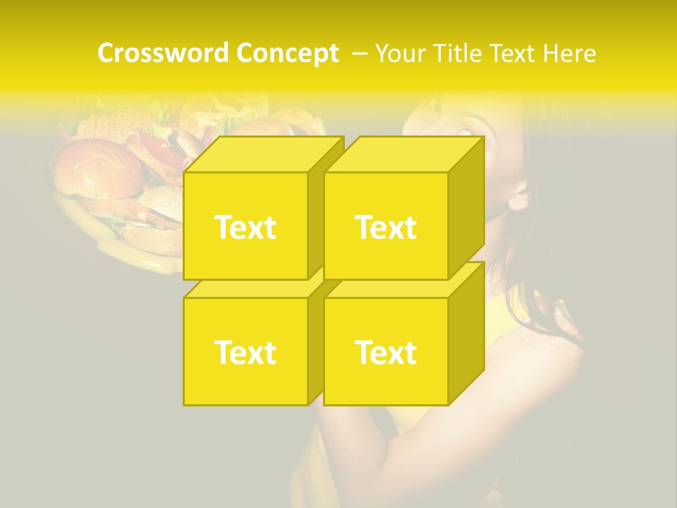 Hungry Beefburger Sandwich PowerPoint Template