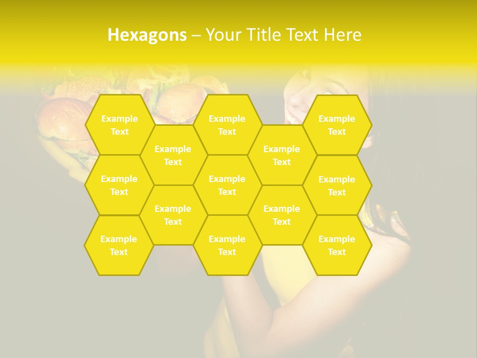 Hungry Beefburger Sandwich PowerPoint Template