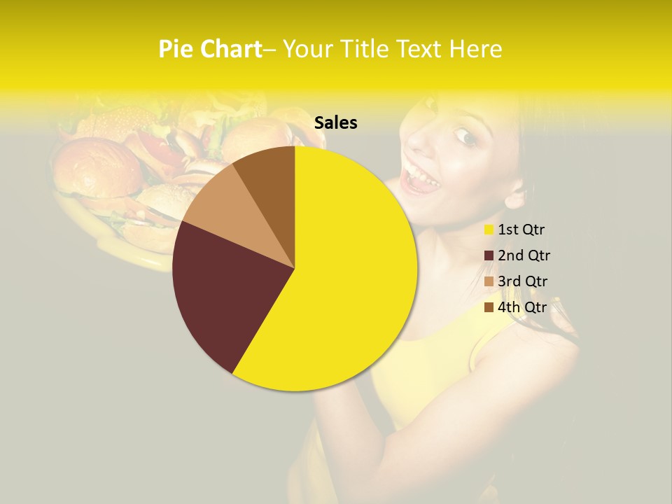 Hungry Beefburger Sandwich PowerPoint Template