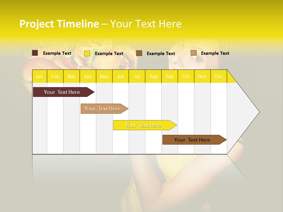 Hungry Beefburger Sandwich PowerPoint Template