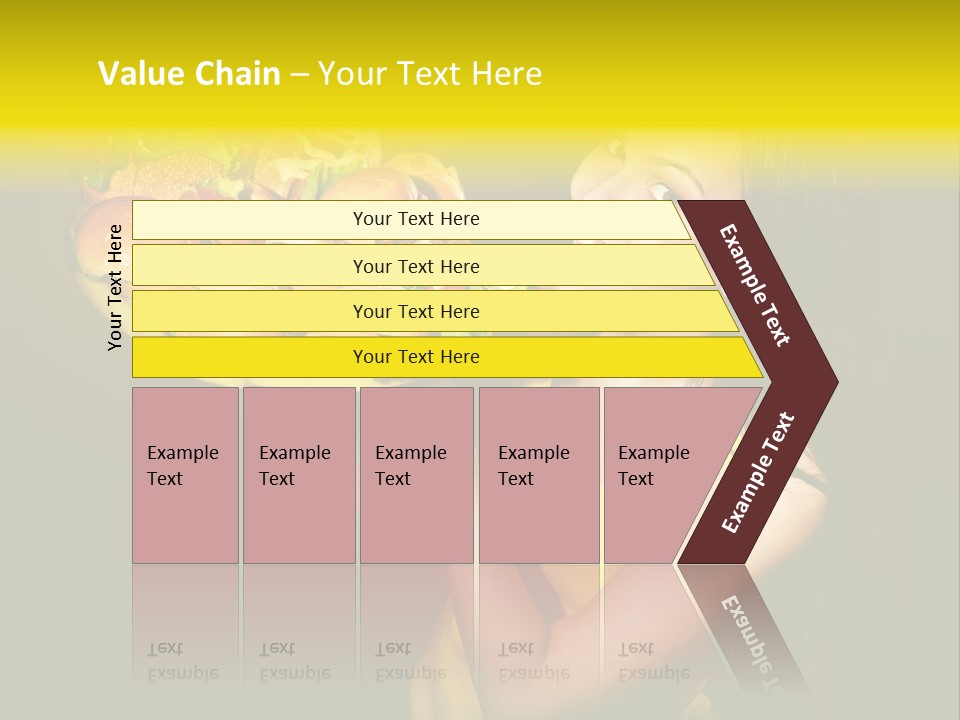 Hungry Beefburger Sandwich PowerPoint Template