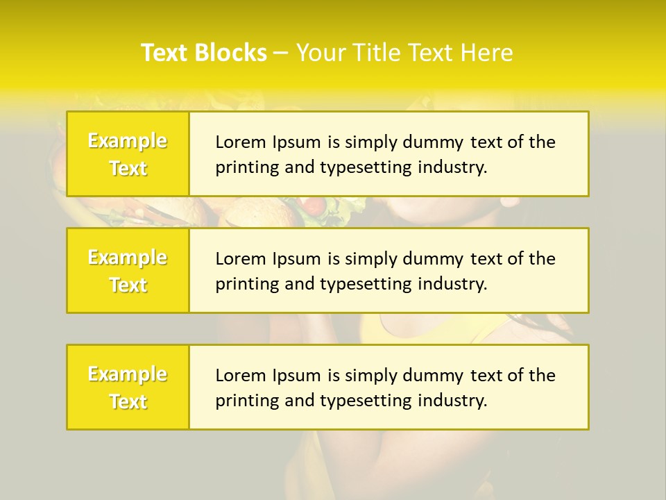 Hungry Beefburger Sandwich PowerPoint Template