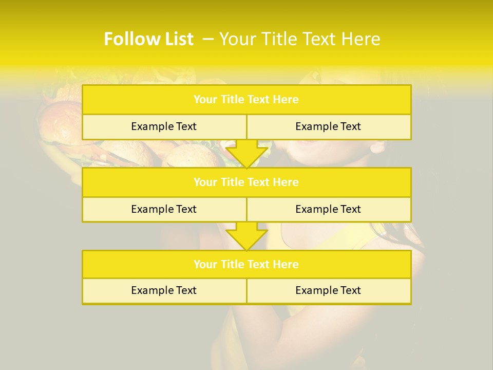 Hungry Beefburger Sandwich PowerPoint Template