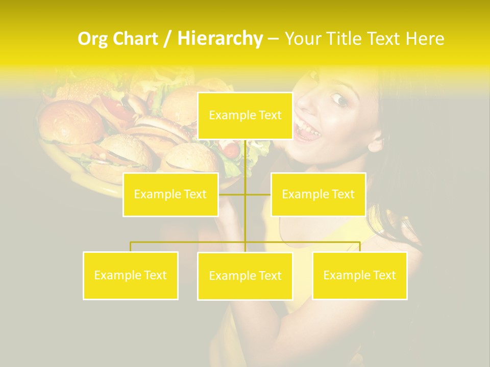 Hungry Beefburger Sandwich PowerPoint Template