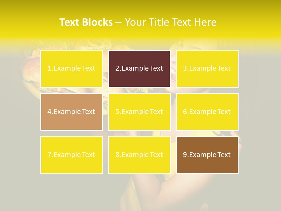 Hungry Beefburger Sandwich PowerPoint Template