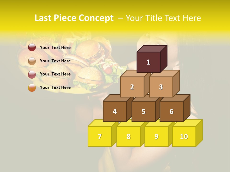 Hungry Beefburger Sandwich PowerPoint Template