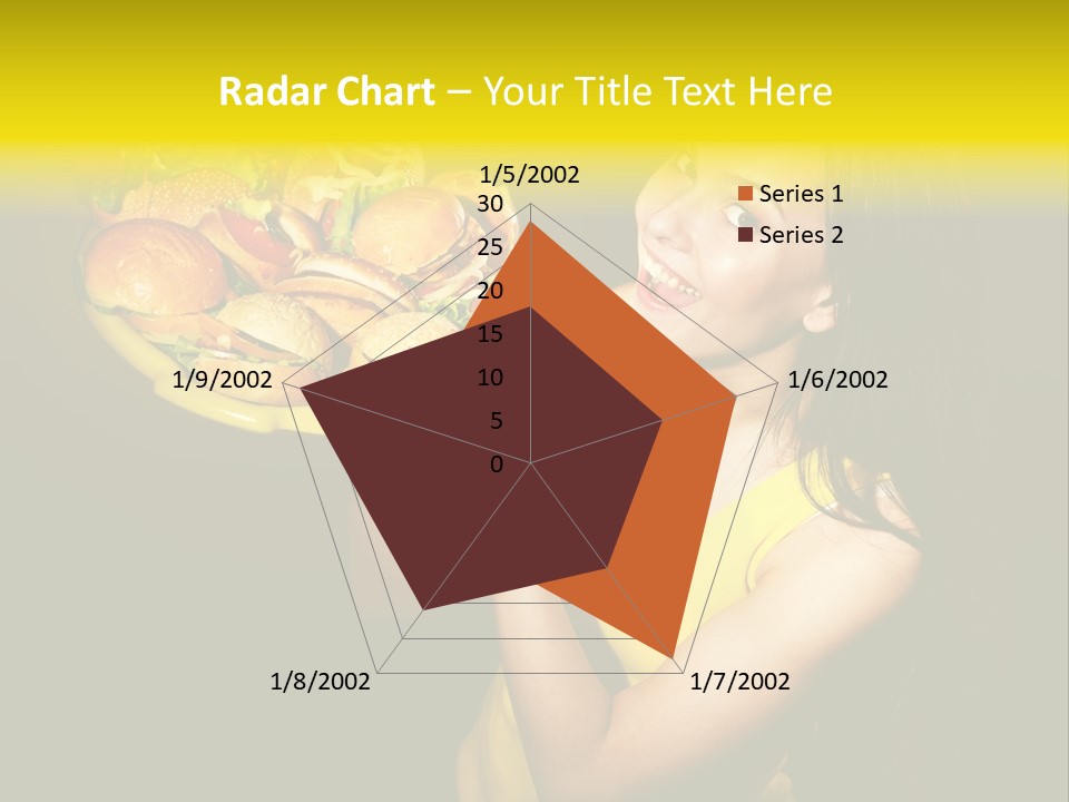 Hungry Beefburger Sandwich PowerPoint Template