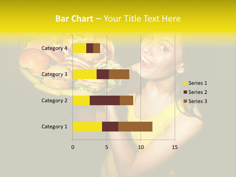 Hungry Beefburger Sandwich PowerPoint Template