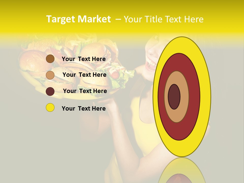 Hungry Beefburger Sandwich PowerPoint Template