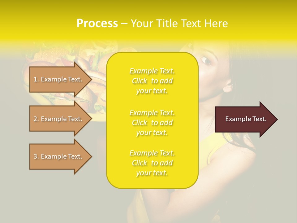 Hungry Beefburger Sandwich PowerPoint Template