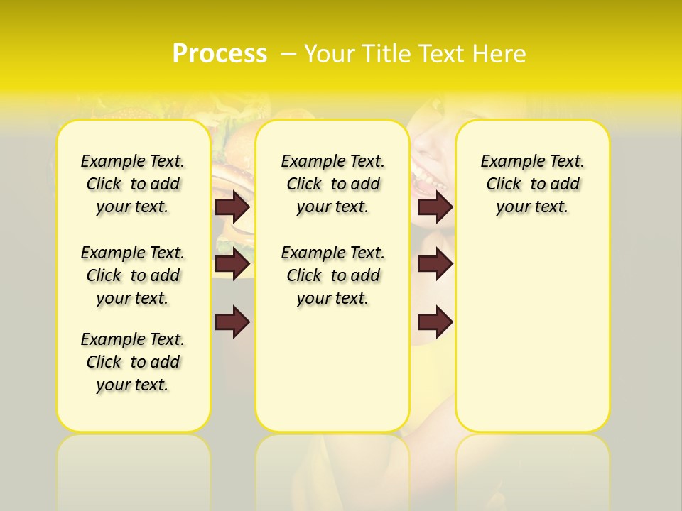 Hungry Beefburger Sandwich PowerPoint Template