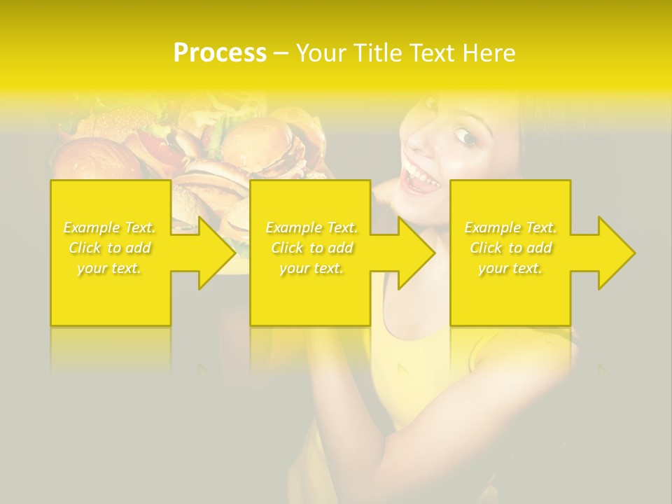 Hungry Beefburger Sandwich PowerPoint Template