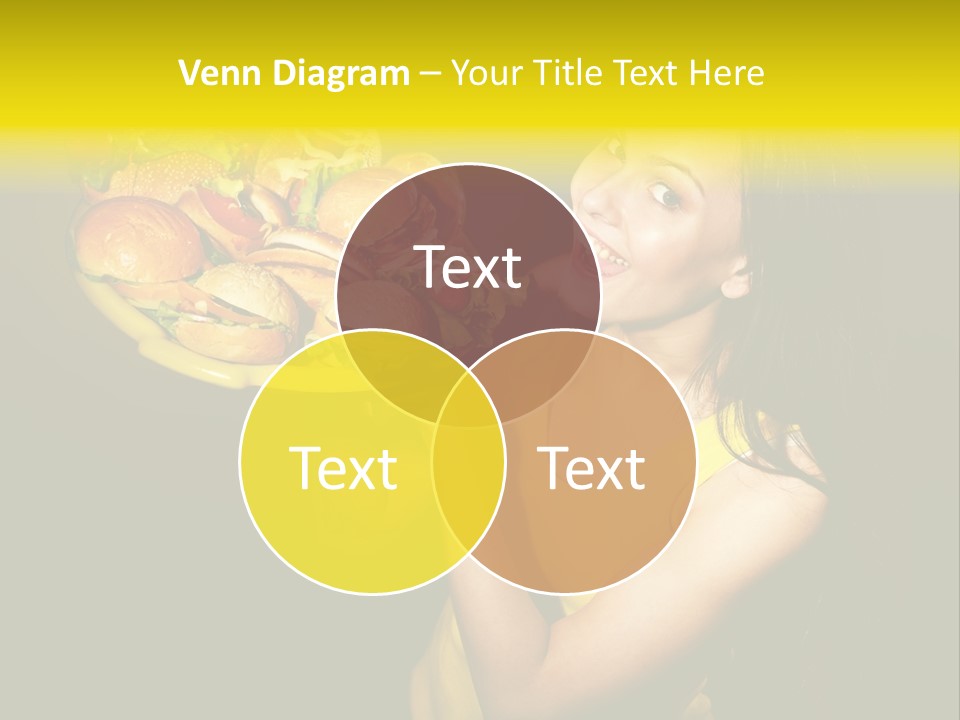 Hungry Beefburger Sandwich PowerPoint Template