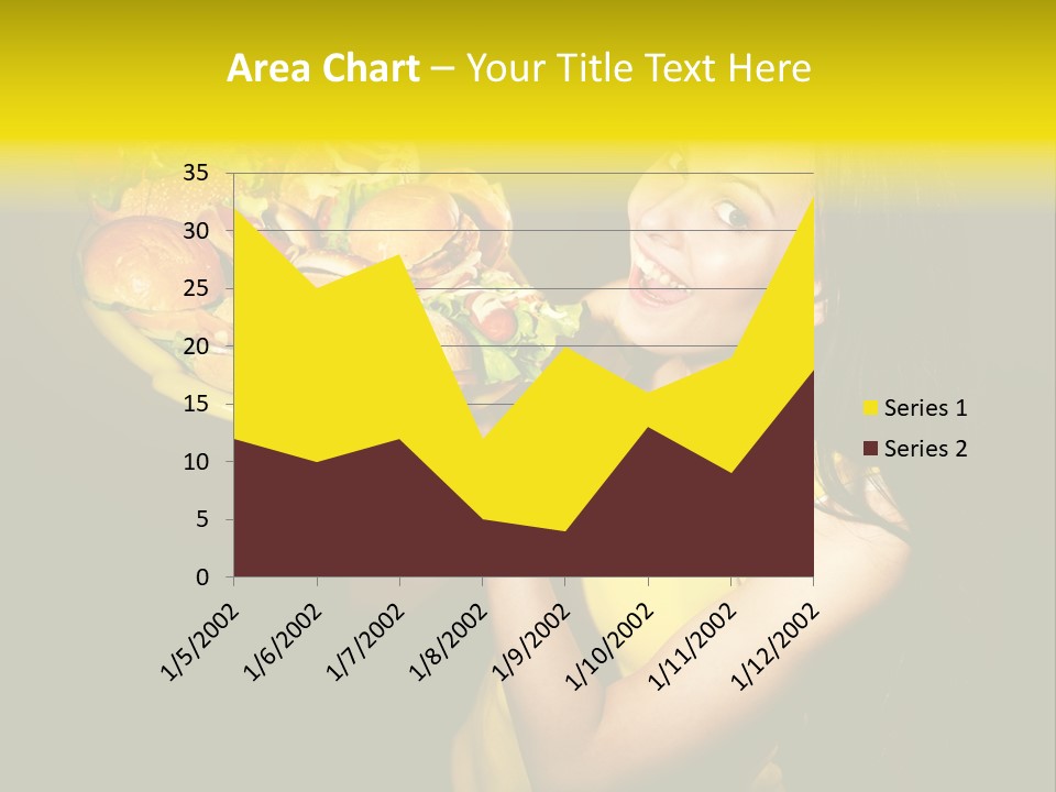 Hungry Beefburger Sandwich PowerPoint Template