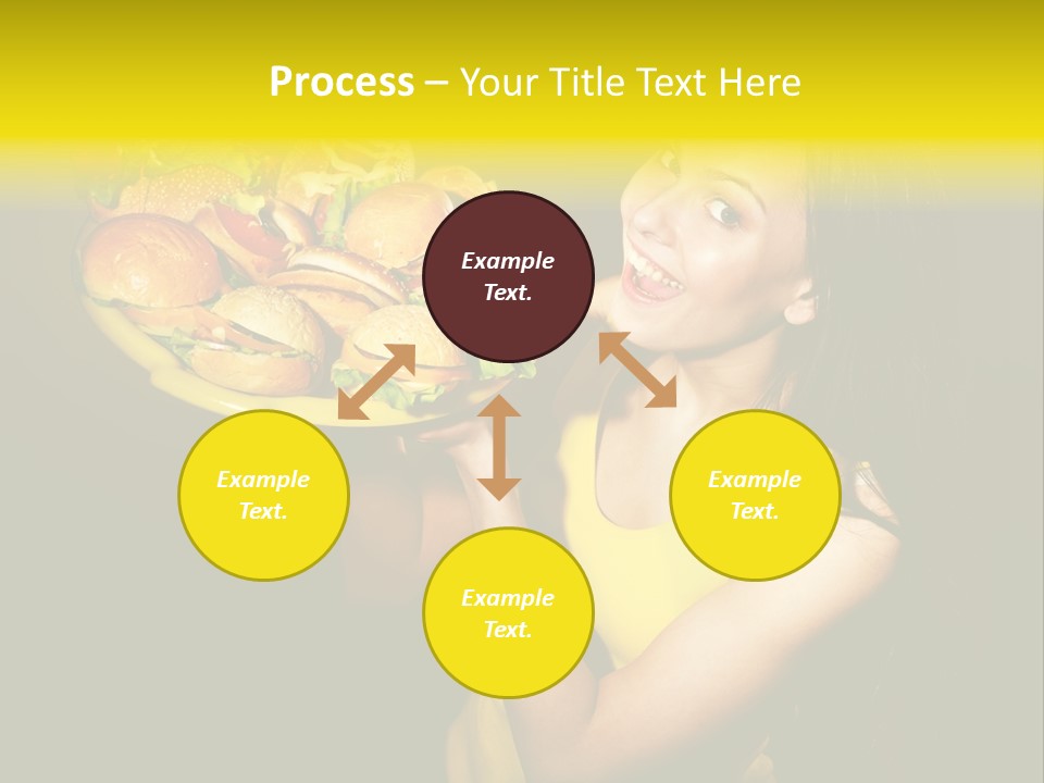 Hungry Beefburger Sandwich PowerPoint Template