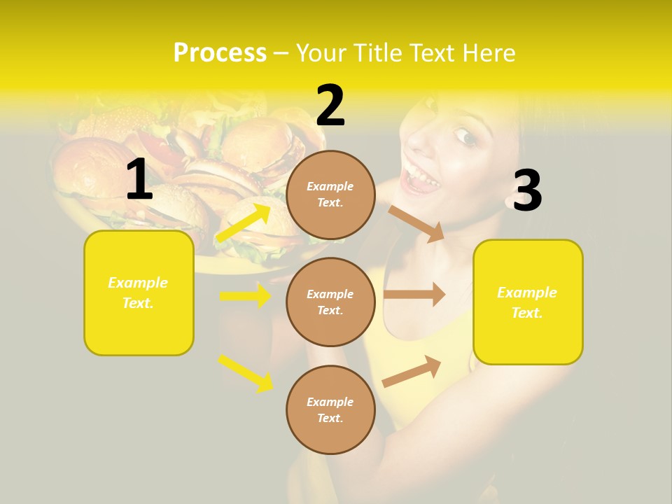 Hungry Beefburger Sandwich PowerPoint Template