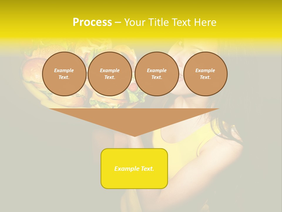 Hungry Beefburger Sandwich PowerPoint Template