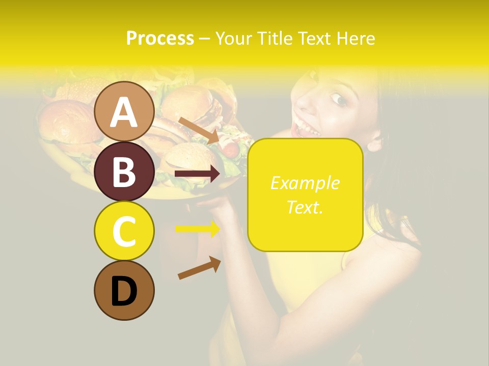 Hungry Beefburger Sandwich PowerPoint Template