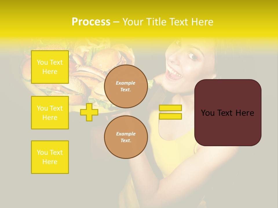 Hungry Beefburger Sandwich PowerPoint Template