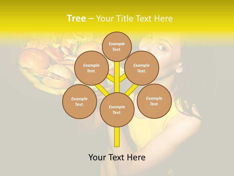 Hungry Beefburger Sandwich PowerPoint Template