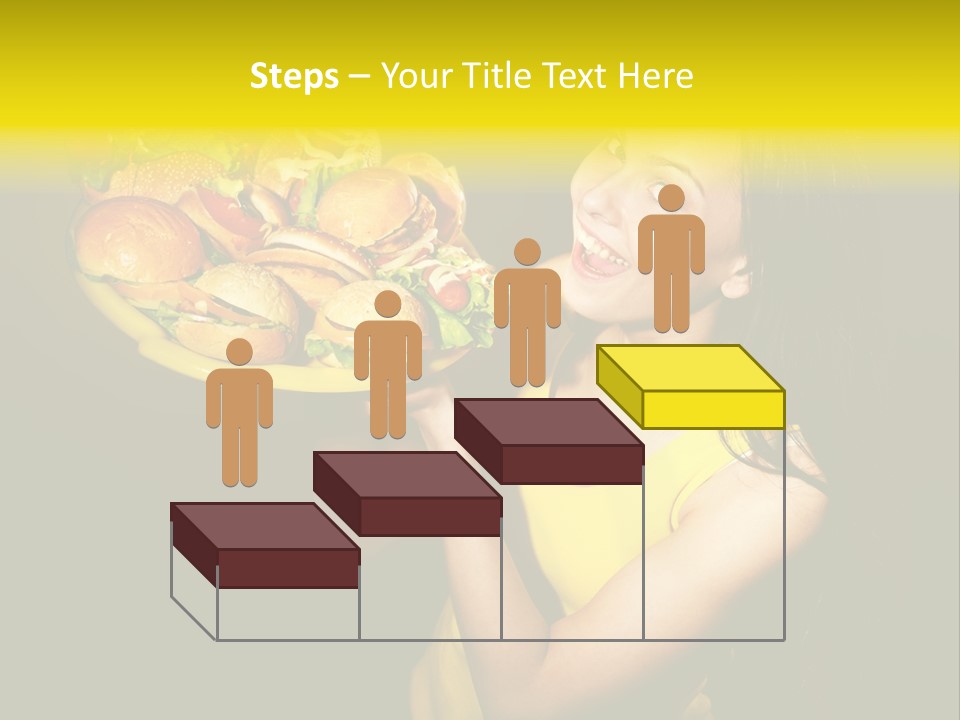 Hungry Beefburger Sandwich PowerPoint Template