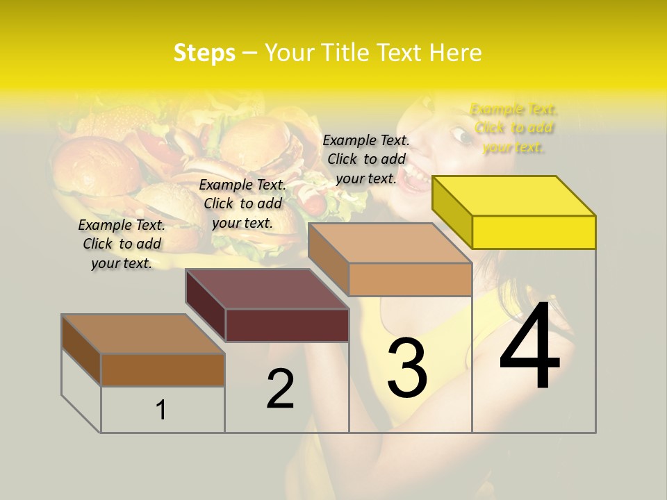 Hungry Beefburger Sandwich PowerPoint Template