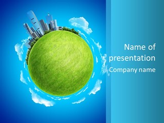 Natural Planet Piece PowerPoint Template