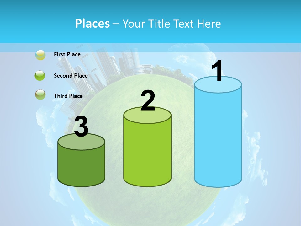 Natural Planet Piece PowerPoint Template