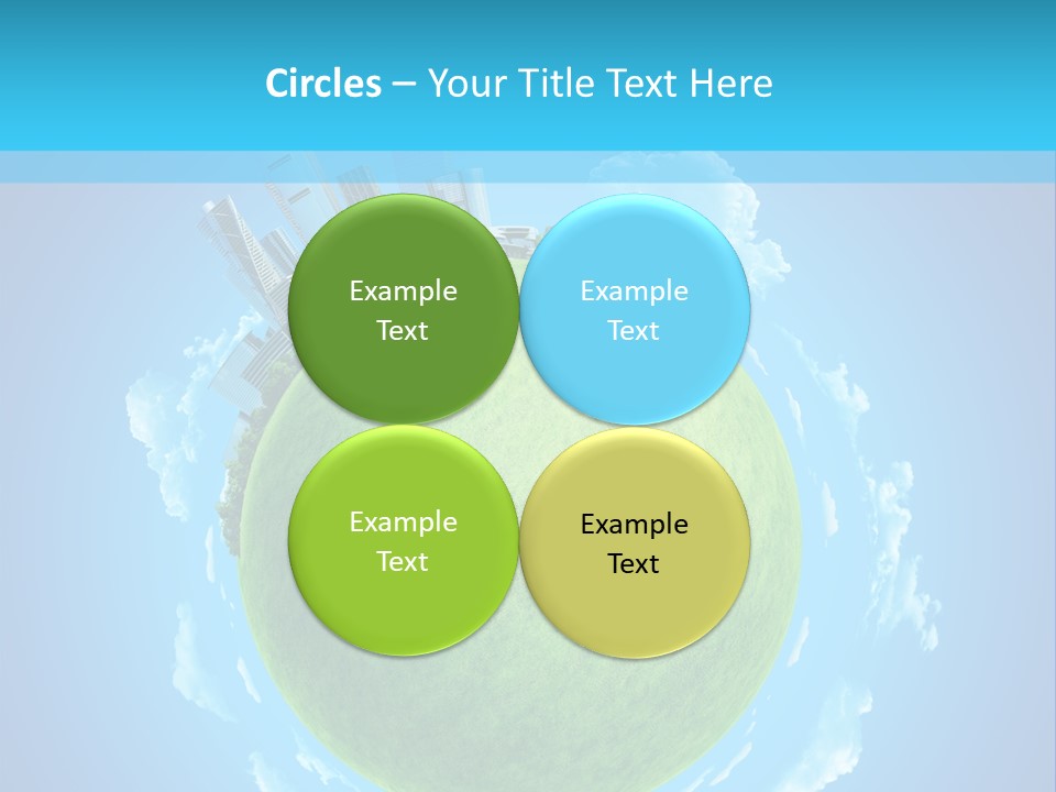 Natural Planet Piece PowerPoint Template