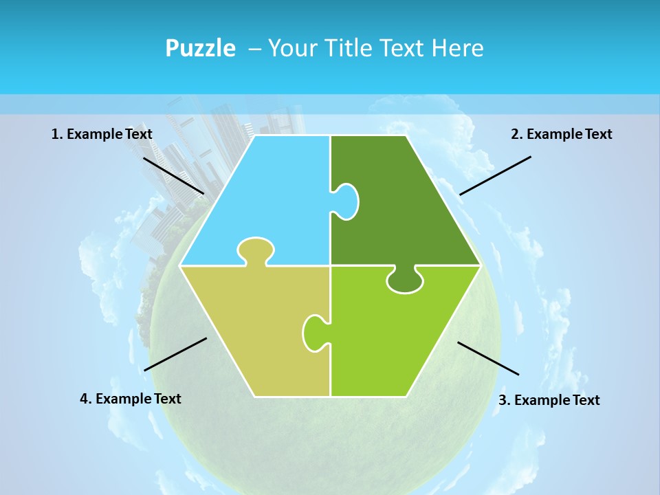 Natural Planet Piece PowerPoint Template