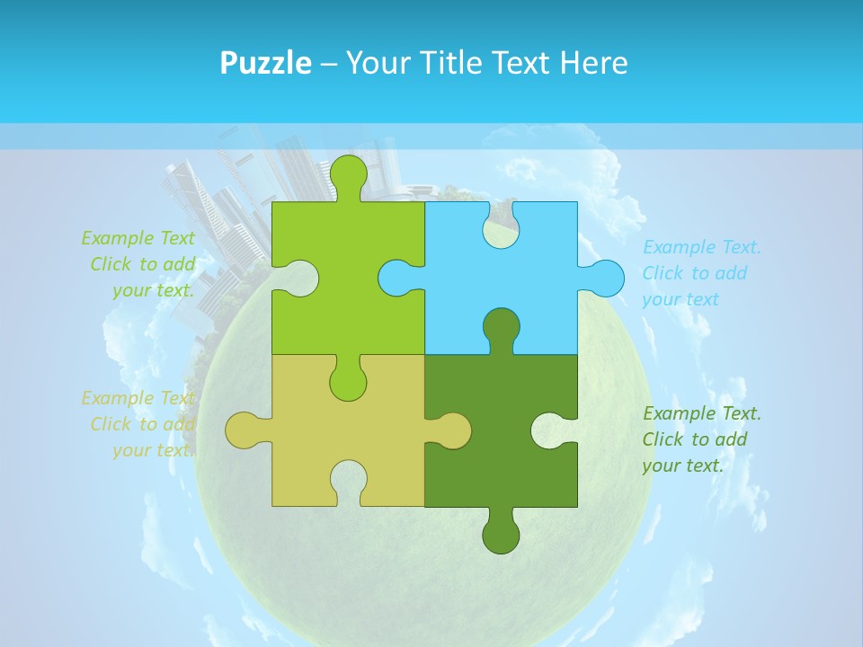 Natural Planet Piece PowerPoint Template