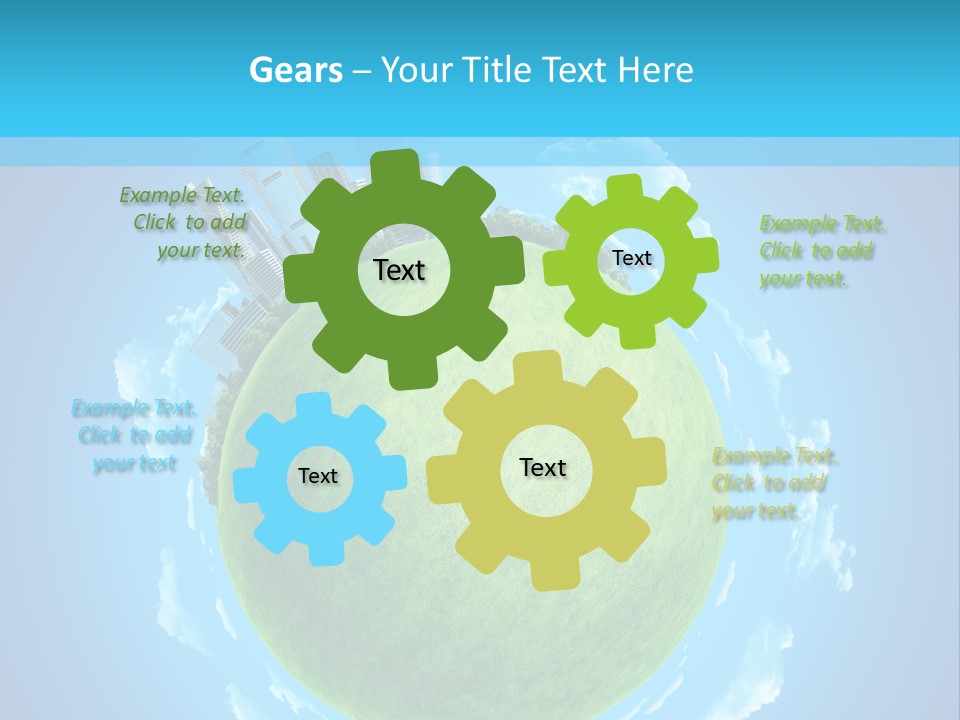 Natural Planet Piece PowerPoint Template